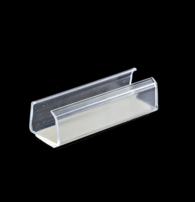 adhesive clip holder for plastic poster frame