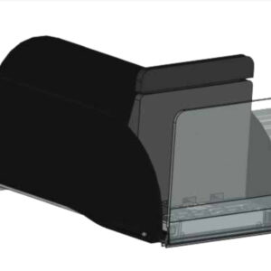 bar mounted pusher tray