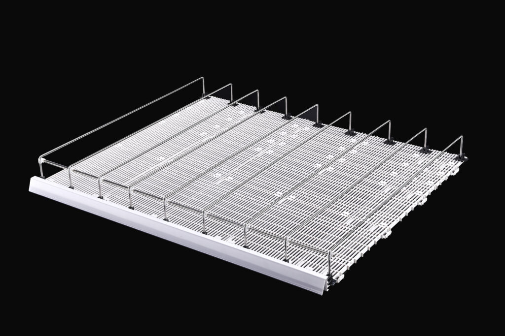 Shelf Gravity Feed Sliding Mat with Metal Dividers-Hangzhou Novaday
