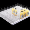 shelf gravity feed sliding mat with plastic dividers (1)