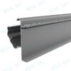 plastic shelf edge mounting rail vusion easylock pvc esl rail for electronic shelf labels