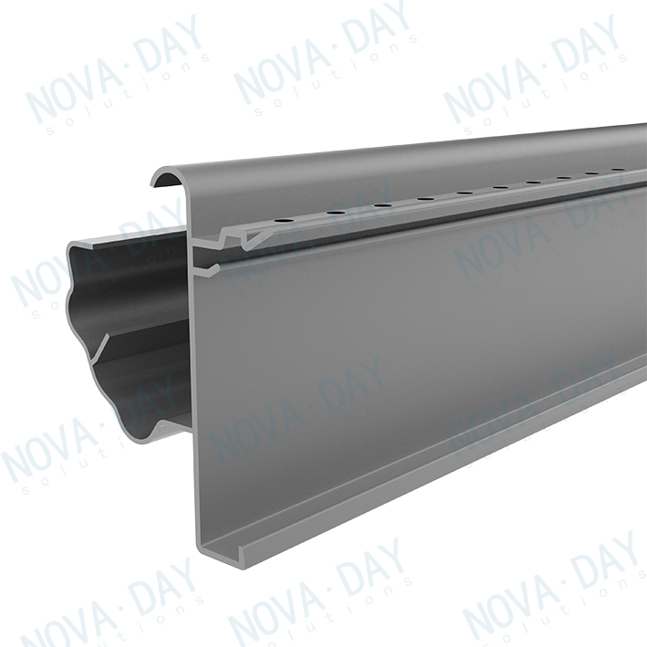 plastic shelf edge mounting rail vusion easylock pvc esl rail for electronic shelf labels