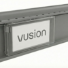 plastic shelf edge mounting rail vusion easylock pvc esl rail for electronic shelf labels