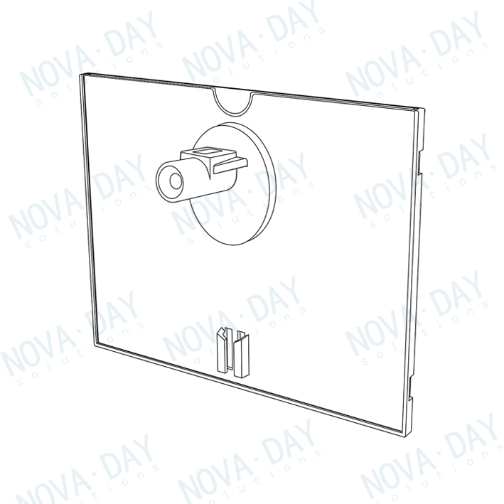 reflex sign holder for arm – us a6 face out graphic holder