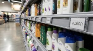 plastic esl mounting rail for vusion easylock electronic shelf labels.