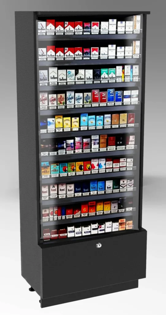modualrcigaretteunit 10shelves 1drawer