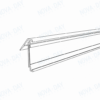 angled esl rail with paper insert pocket for solum electronic shelf labels
