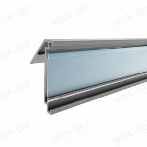 flip in esl & paper price tag mounting rail compatible with solum electronic shelf labels