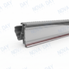 flip in esl & paper price tag mounting rail compatible with solum electronic shelf labels