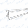 flip in esl & paper price tag mounting rail compatible with solum electronic shelf labels