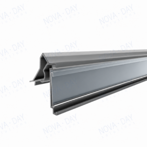 flip in esl & paper price tag mounting rail compatible with solum electronic shelf labels