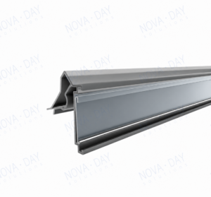 flip in esl & paper price tag mounting rail compatible with solum electronic shelf labels