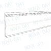 adhesive plastic shelf edge rail compatible with hanshow polaris esl