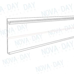 adhesive plastic shelf edge rail compatible with hanshow polaris esl adhesive plastic shelf edge rail compatible with hanshow polaris esl