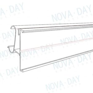 adhesive plastic shelf edge rail compatible with hanshow polaris esl adhesive plastic shelf edge rail compatible with hanshow polaris esl