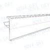 adhesive plastic shelf edge rail compatible with hanshow polaris esl