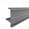 adhesive plastic shelf edge rail compatible with hanshow polaris esl